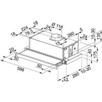 Franke Telescopic Glass FTC 601 WH GL 110.0439.277 Image #2