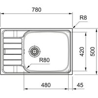 Кухонная мойка Franke Spark SKL 611-78/50 XL 101.0712.229 (нержавеющая сталь) - Превью изображения №2 — Интернет-магазин Your Sale